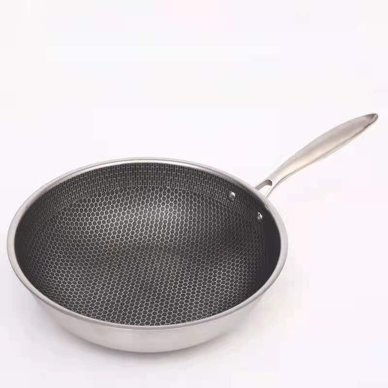 BowLift | KitchenPro Non-Stick Stainless Steel Frying Pan – Scratch-Resistant & Energy-Efficient