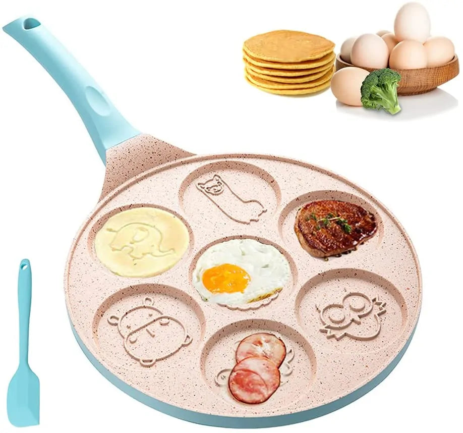 BowLift | Breakfast frying pan for children – Funny pancake & fried egg shapes