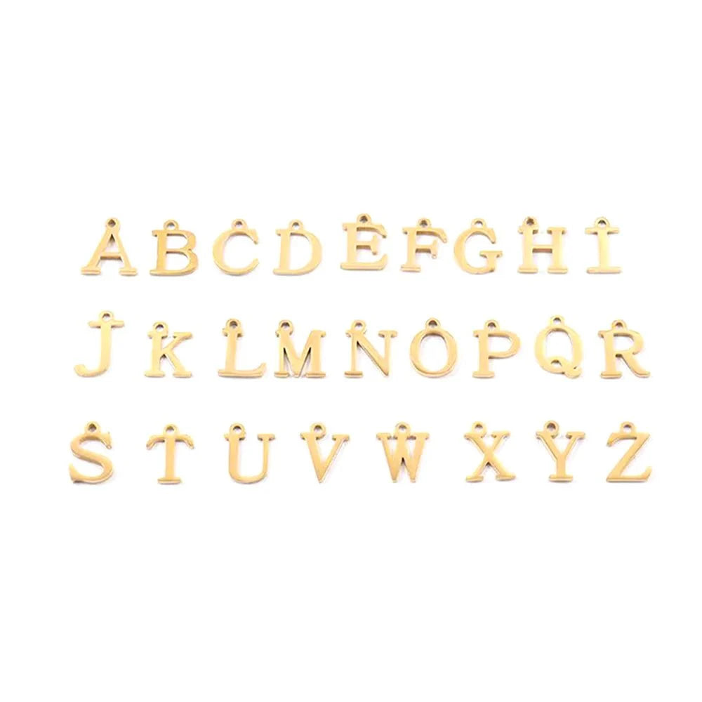 BowLift | Paperclip Letter Initial Circle Lock Clasp Necklace