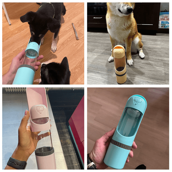 BowLift | Pawbuddy 2-in-1 Dog Travel Mug – Portable Water Bottle and Food Bowl – BPA-Free, Leakproof, Ideal for Walks and Travel