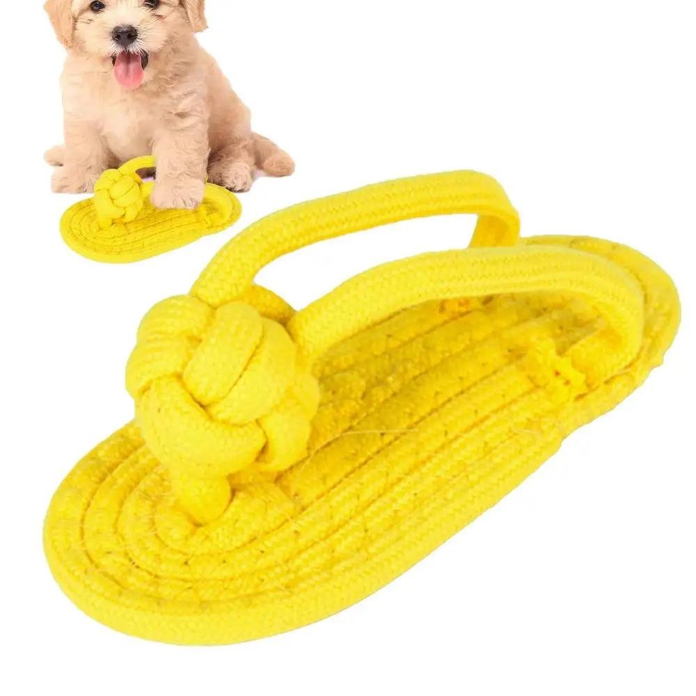 PawCuddle • Slippers Dog Toy - Slippers Dog Toy - BowLift