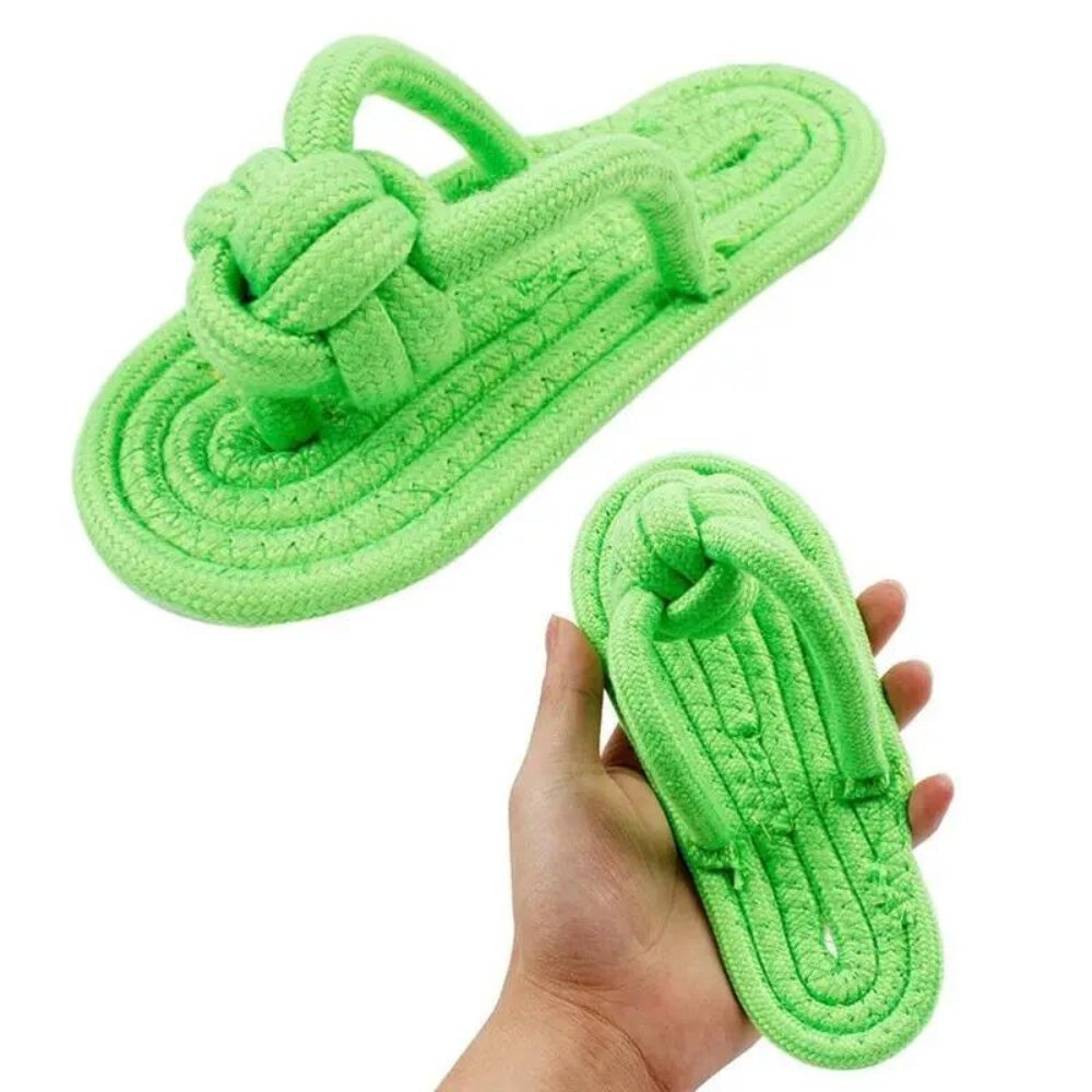 PawCuddle • Slippers Dog Toy - Slippers Dog Toy - BowLift