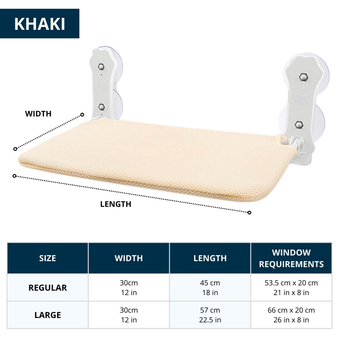 BowLift | PAWPERCH – Foldable Cat Hammock with Wall-Friendly Mount | No-Drill Window Seat