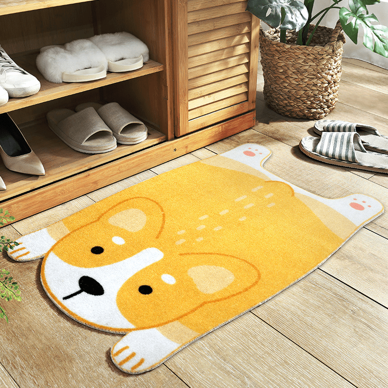 BowLift | Pawprints Animal Mat – Cute Non-Slip Floor Mat for Cozy, Safe Living Spaces with Easy-Care Design