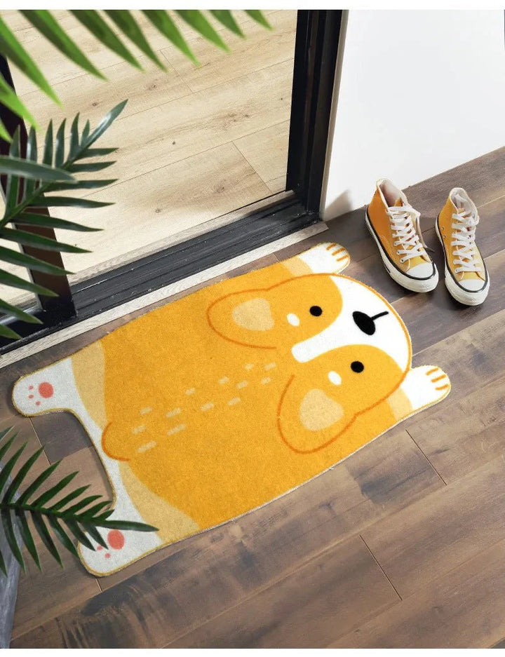 BowLift | Pawprints Animal Mat – Cute Non-Slip Floor Mat for Cozy, Safe Living Spaces with Easy-Care Design