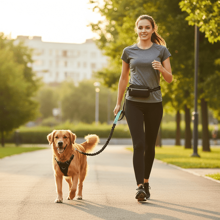 BowLift | PAWRUNNER Freedom Leash – Hands-Free Dog Leash with Padded Handles