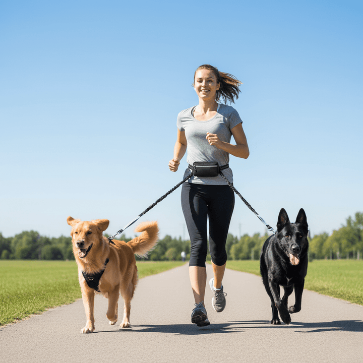 BowLift | PAWRUNNER Freedom Leash – Hands-Free Dog Leash with Padded Handles