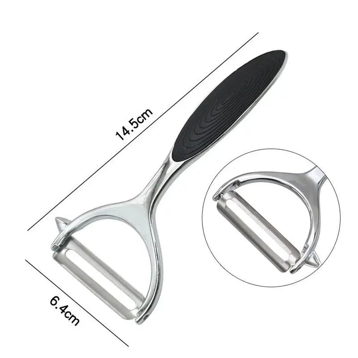 BowLift | PeelMate Pro – Comfortable, Non-Slip Stainless Steel Peeler for Effortless Prep