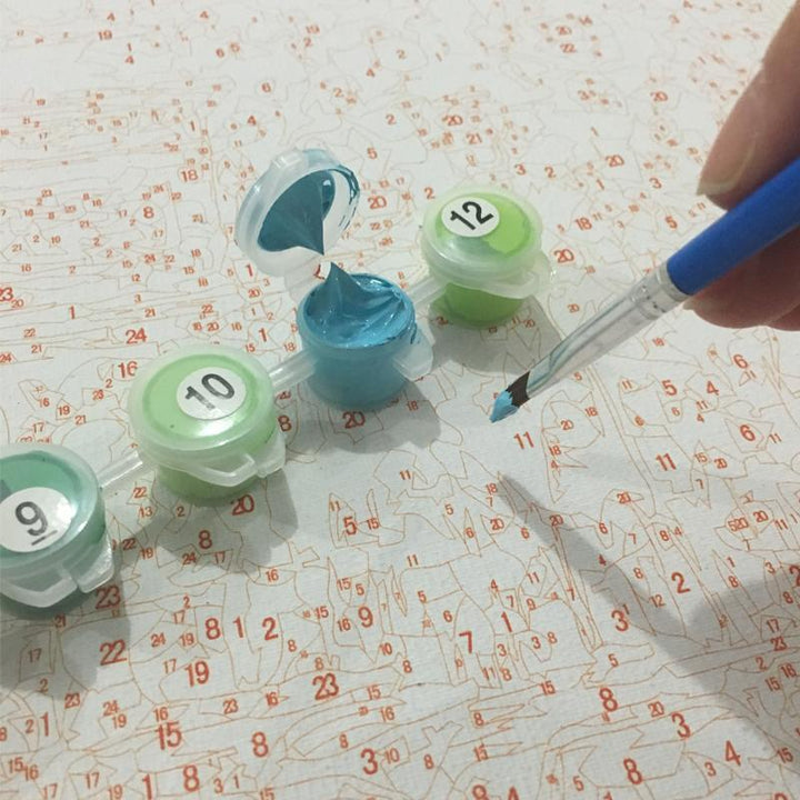 Lonely Peonie - Van-Go Paint-By-Number Kit | Bowlift