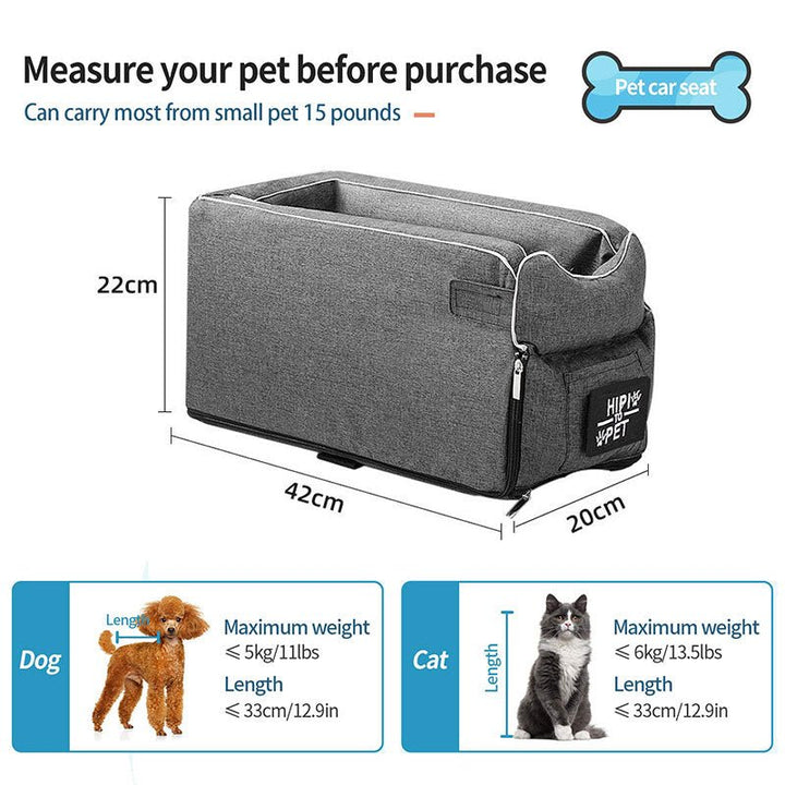 BowLift | Pet car seat for small dog and cat