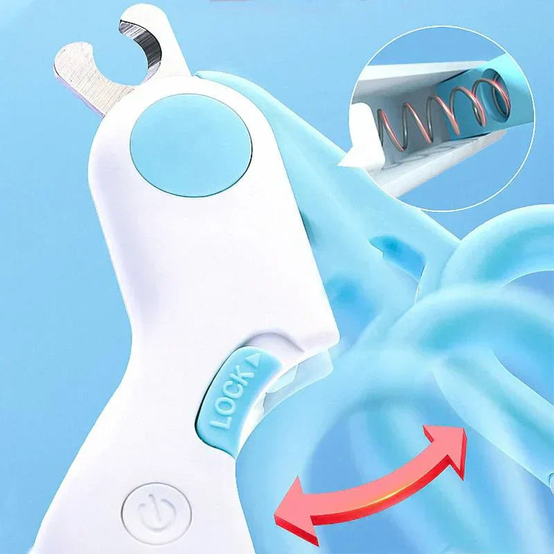 Pet Nail Trimmer with LED Light - GlowTrim Bowlift