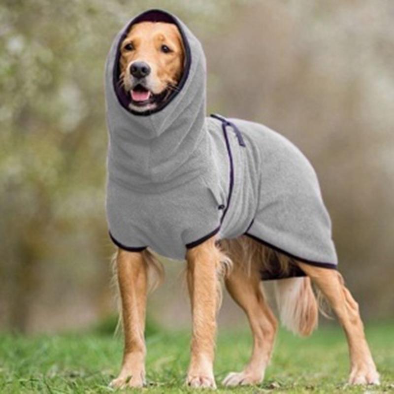 BowLift | CozyPaws - Fleece-Dog Jacket with Hood for Warmth and Comfort