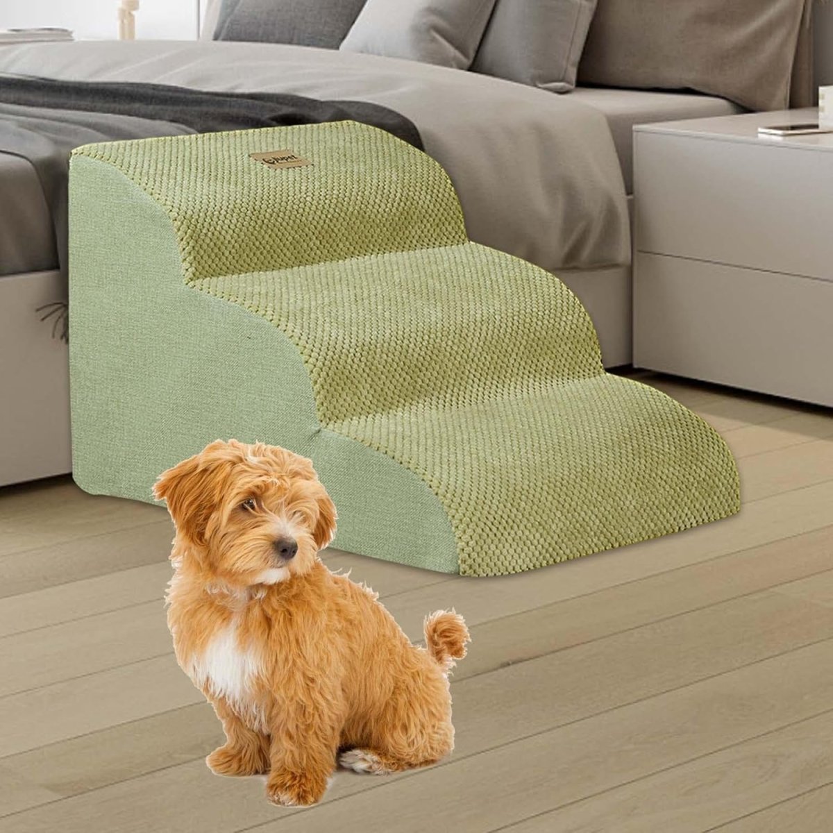 PetComfort• Memory Foam Dog Stairs - Dog Stairs - BowLift