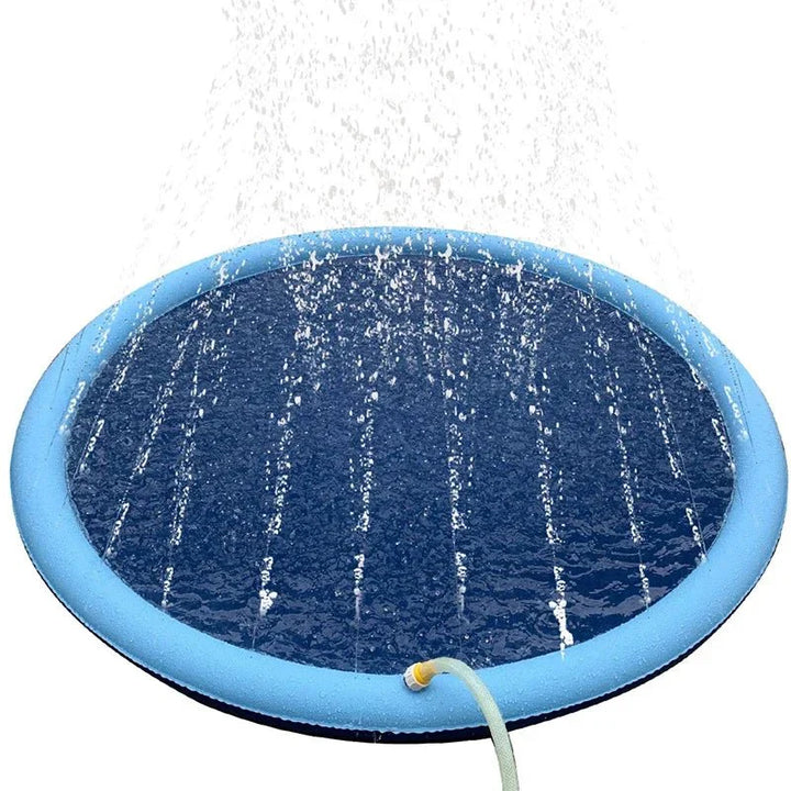 BowLift | SPLASHZONE – Interactive Water Pad for Dogs with Sprinkler Cooling Fun