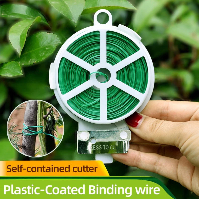 BowLift | Garden Wire Twist Band – 50m Roll for Plants and Gardening