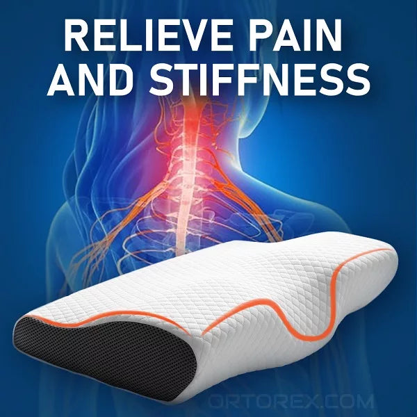 BowLift | Orthopedic Neck Pillow for Sore Neck & Shoulder Pain | Contour Memory Foam | Cervical & Ergonomic Pillow