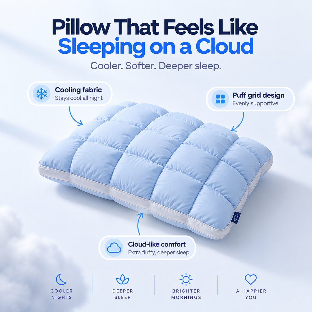 BowLift | CloudCool Pillow – Cooling & Extra Fluffy