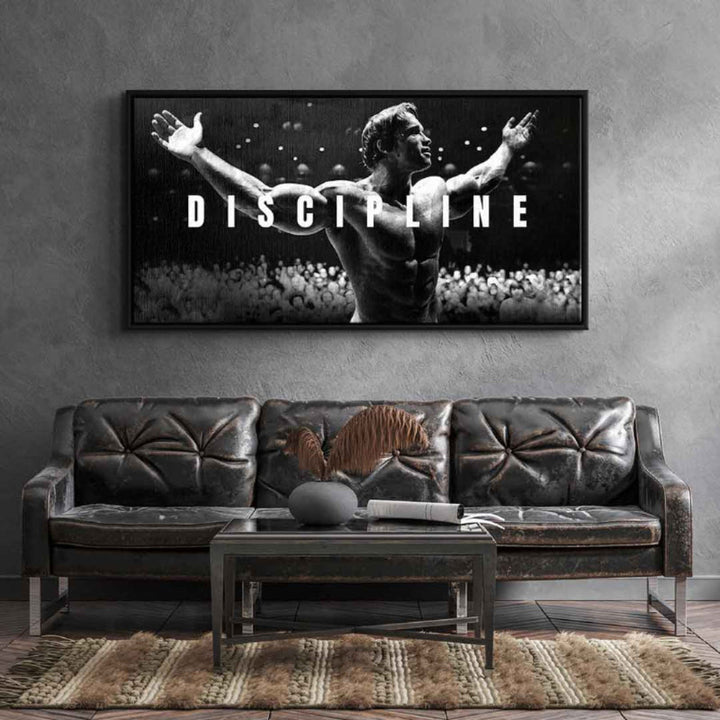 Motivational Wall Art Featuring Discipline Theme | Bowlift