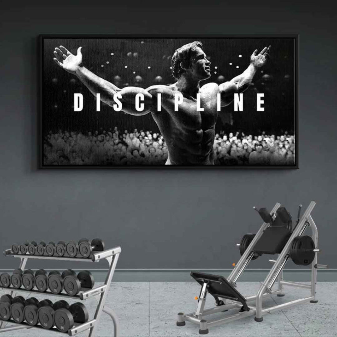 Motivational Wall Art Featuring Discipline Theme | Bowlift