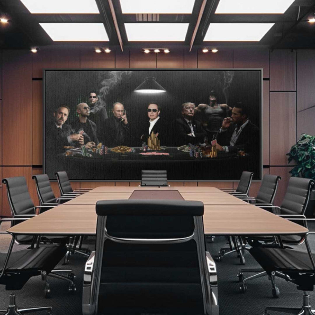 Poker Themed Decorative Wall Art Poster | Bowlift