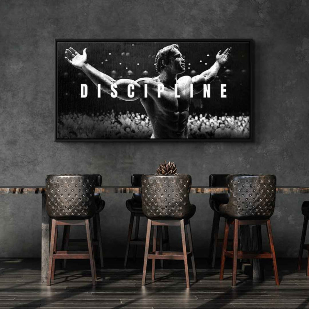 Motivational Wall Art Featuring Discipline Theme | Bowlift