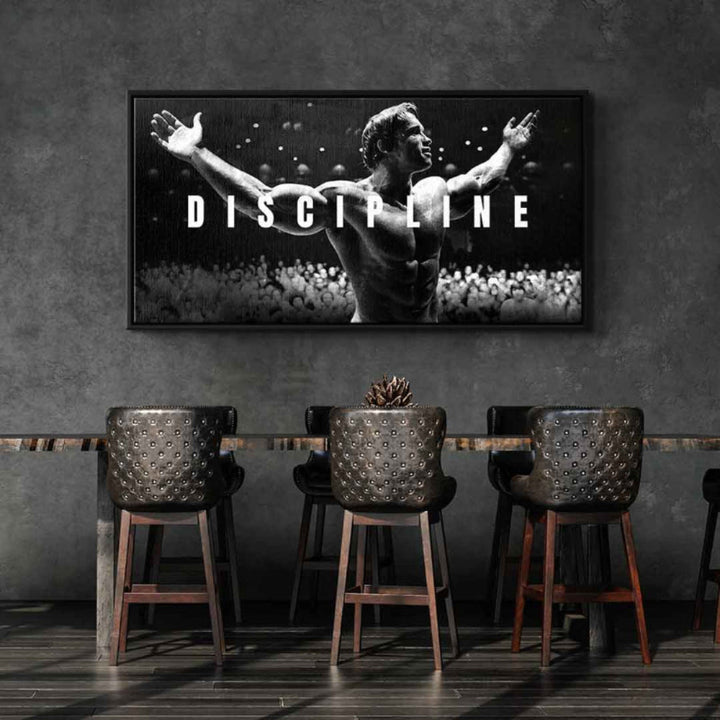 Motivational Wall Art Featuring Discipline Theme | Bowlift