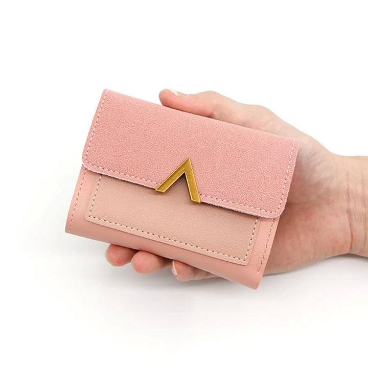 Compact Leather Wallet for Women Bowlift