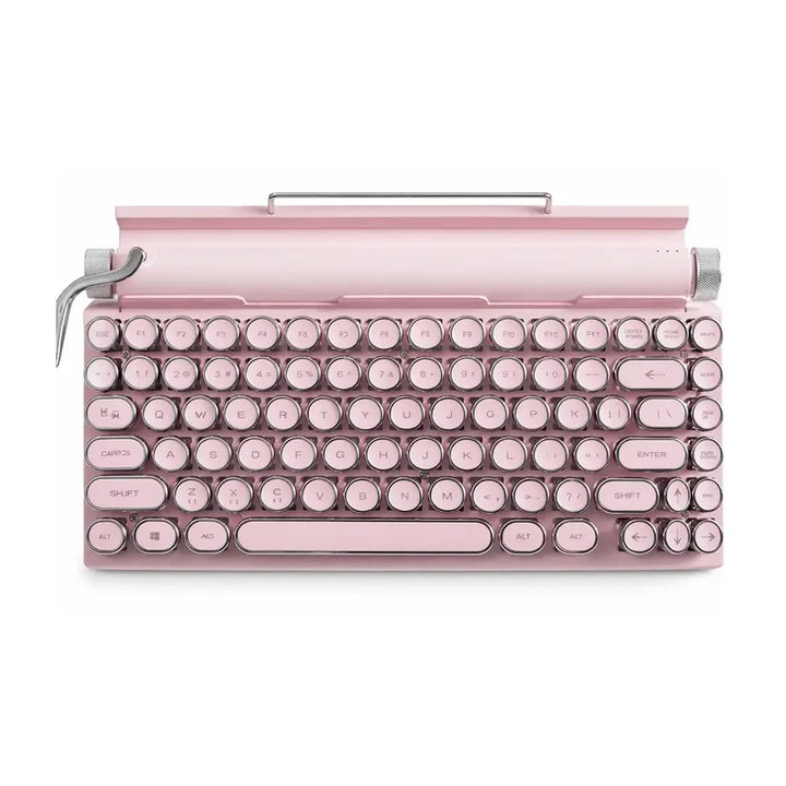 Retro Wireless Keyboard for Focused Work