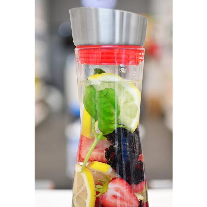 Pitcher With Lid Juice Clear Glass Drink Infused Glass Water Pitcher | Bowlift