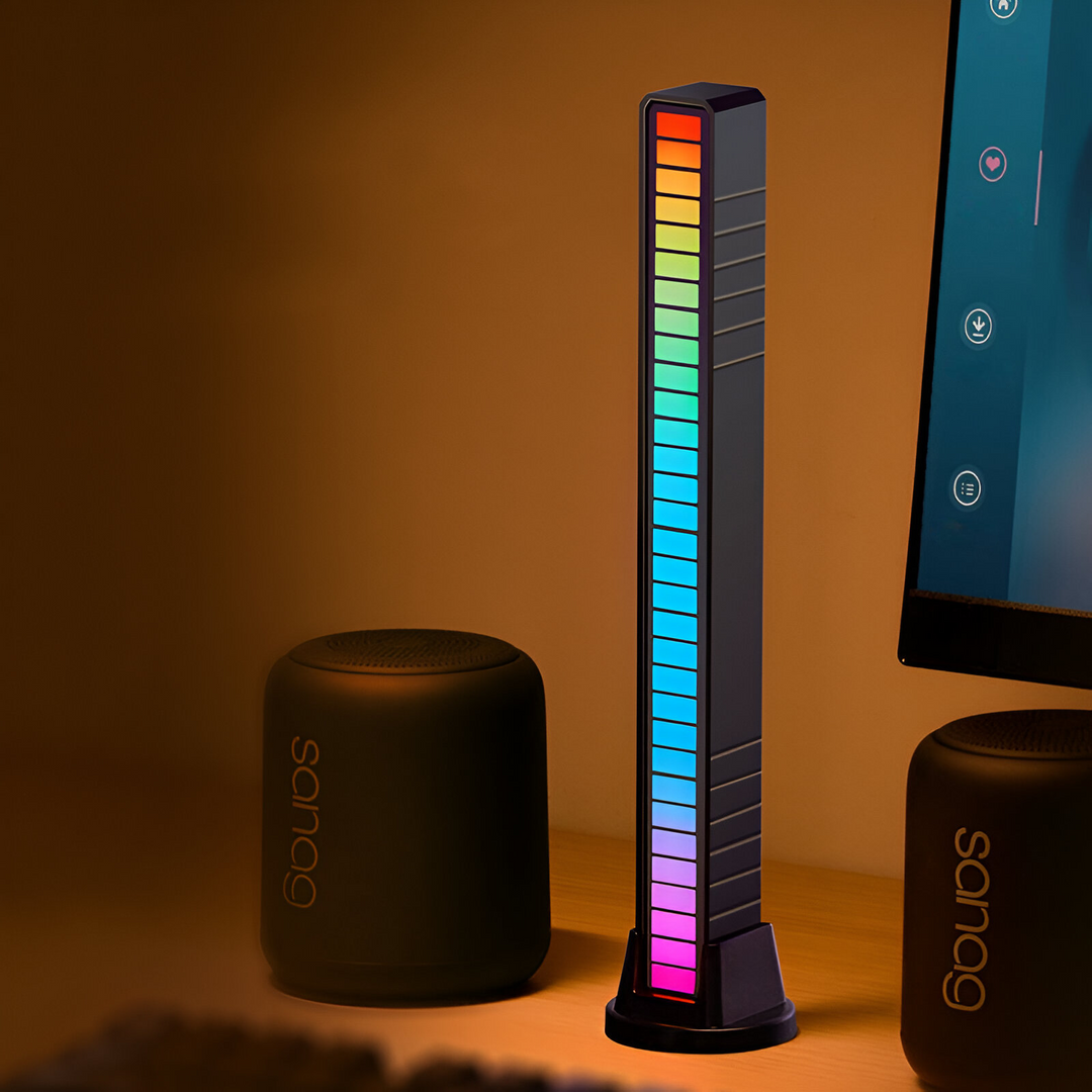 BowLift | Sound Activated Light Bars LED - Enhance Ambient Room Lighting with Sound Sensitivity