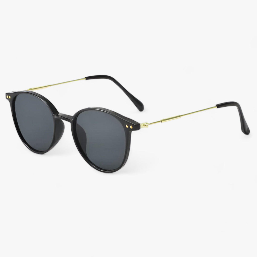 Luxury Women's Sunglasses with Round Frame - Liora | Bowlift