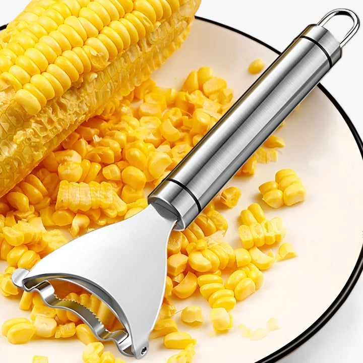 BowLift | Stainless Steel Corn Cob Stripper - CornEase