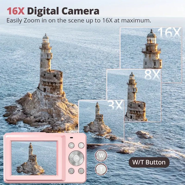 BowLift | PIXERA – Vintage Digital Camera with Retro Design