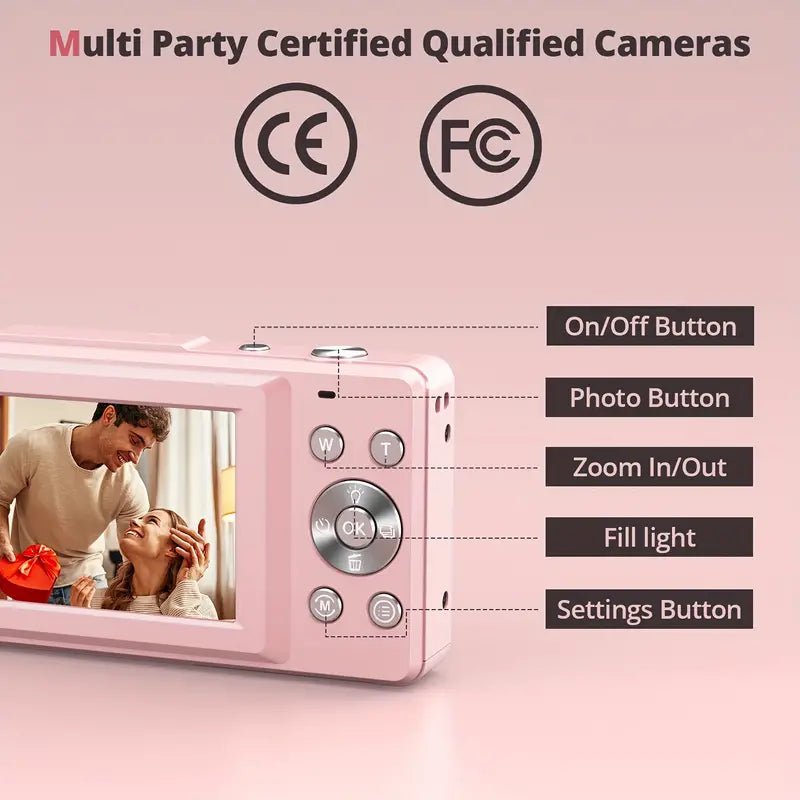 BowLift | PIXERA – Vintage Digital Camera with Retro Design