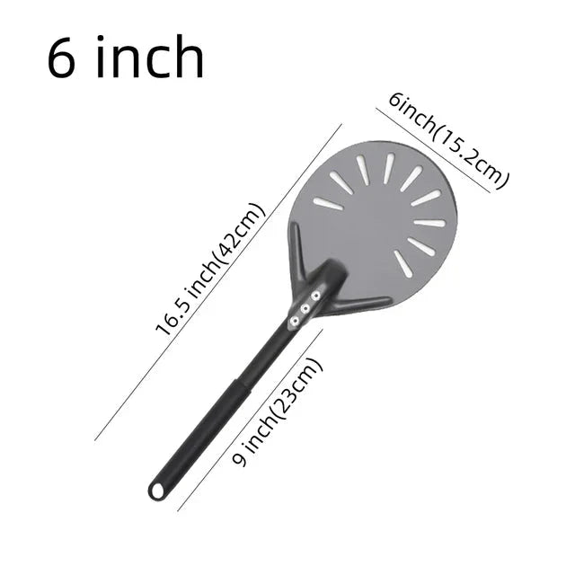 Pizza Shovel Turning Paddle Round Pizza Tool Wooden Handle Nonstick | Bowlift