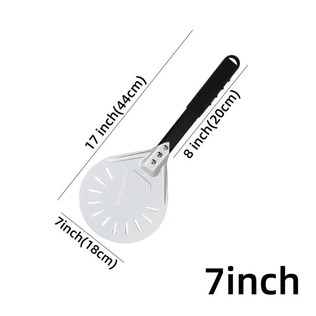 Pizza Shovel Turning Paddle Round Pizza Tool Wooden Handle Nonstick | Bowlift