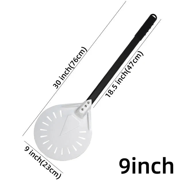 Pizza Shovel Turning Paddle Round Pizza Tool Wooden Handle Nonstick | Bowlift
