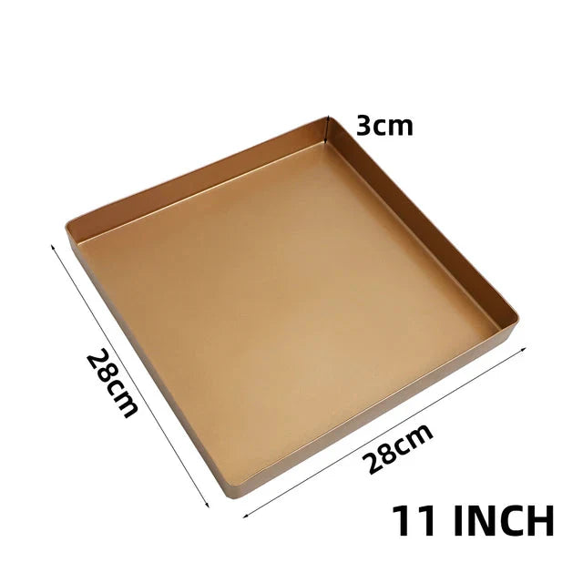 Pizza Square Baking Pan Nonstick Kitchen Accessories Cooking Oven Tray | Bowlift