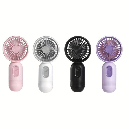 1PC Mini Portable Fan, USB Rechargeable, With 3 Speeds - Handheld Fan For Men And Women - Perfect For Office, Outdoor, Travel, And Camping | Bowlift