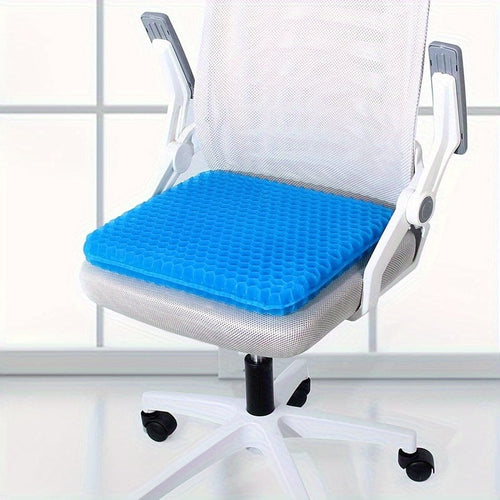 Car Seat Cushion Summer Gel Honeycomb Chair Cushion Cool Cushion Single Ventilated Seat Cushion Breathable Truck Cool Silicone Butt Cushion | Bowlift