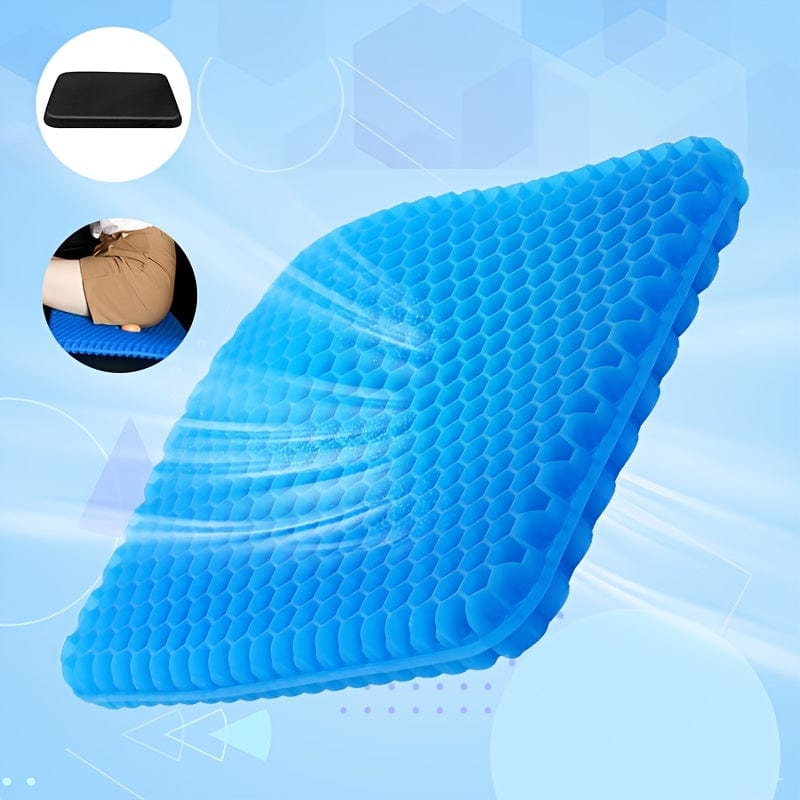 Car Seat Cushion Summer Gel Honeycomb Chair Cushion Cool Cushion Single Ventilated Seat Cushion Breathable Truck Cool Silicone Butt Cushion | Bowlift