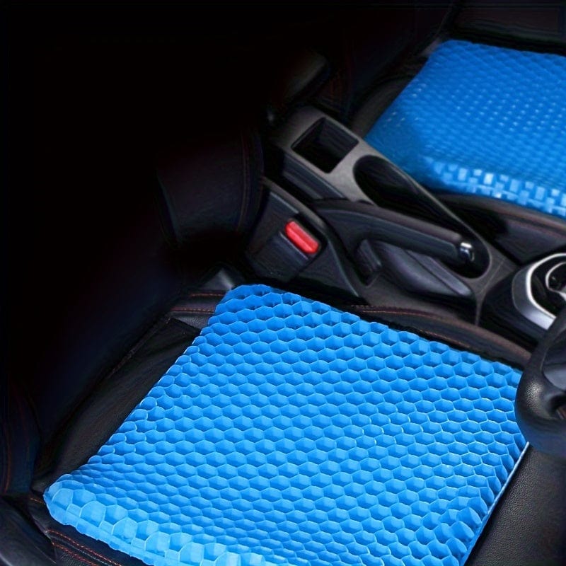 Car Seat Cushion Summer Gel Honeycomb Chair Cushion Cool Cushion Single Ventilated Seat Cushion Breathable Truck Cool Silicone Butt Cushion | Bowlift