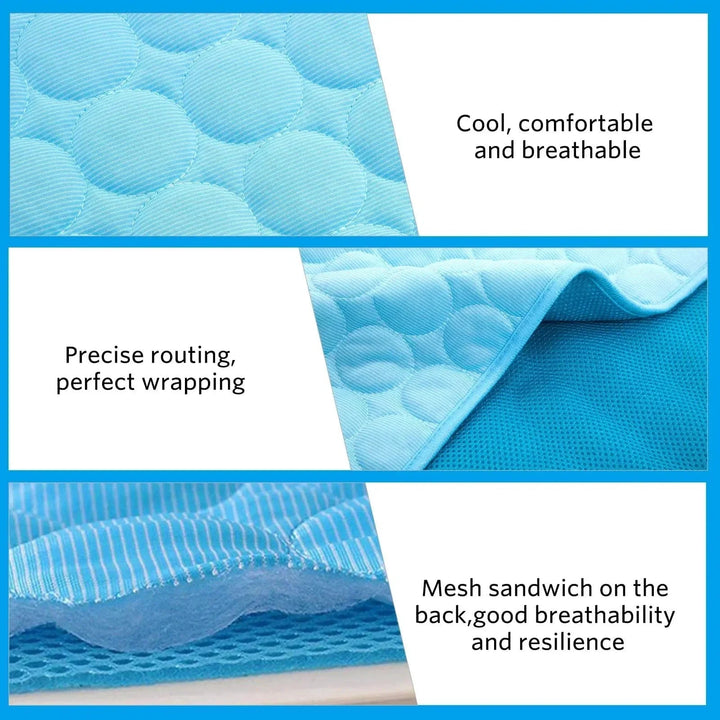 Dog Cooling Mat Summer Pad for Dogs Cat Blanket Breathable Dog Bed Kennel Puppy Sleeping Sofa Cushion Dog Accessories | Bowlift