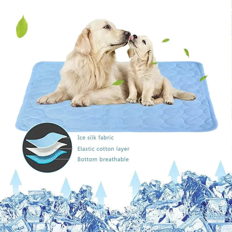 Dog Cooling Mat Summer Pad for Dogs Cat Blanket Breathable Dog Bed Kennel Puppy Sleeping Sofa Cushion Dog Accessories | Bowlift