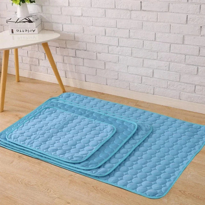 Dog Cooling Pad Ice Silk Fabric Self Cooling Gel Breathable Washable Summer Pet Mat for Dogs Cats Sofa Kennel Bed Comfortable La | Bowlift