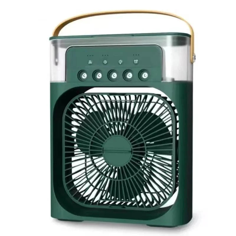Portable Humidifier Fan Air Conditioner Household Small Air Cooler Hydrocooling Portable Air Adjustment For Office 3 Speed Fan | Bowlift