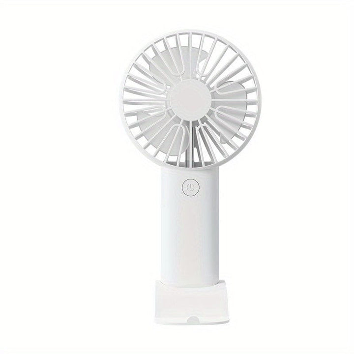 1pc USB Handheld Mini Fan - Portable Electric Fan For Home, Office, And Travel - Rechargeable Battery Operated - Quiet And Powerful Cooling | Bowlift