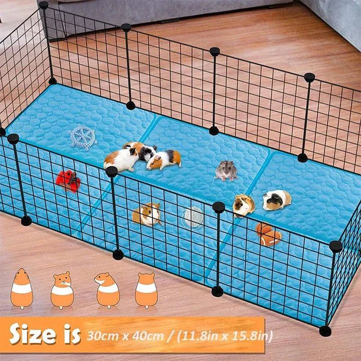 Guinea Pig Cage Liners Summer Small Animal Cooling Mat Breathable Hamster Pee Pad for Rabbit Cage Chinchilla Hedgehogs Pet Item | Bowlift