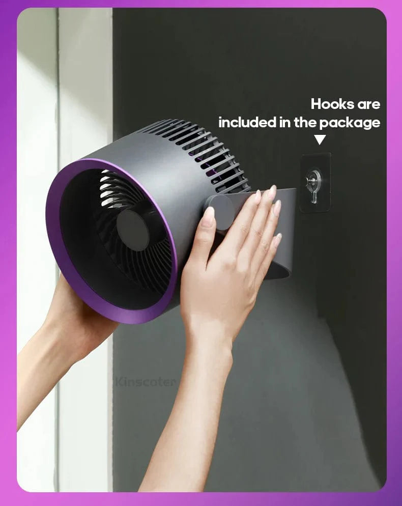 KINSCOTER Multifunctional Electric Fan Circulator Wireless Portable Home Quiet Ventilator Desktop Wall Ceiling Fan Air Cooler | Bowlift