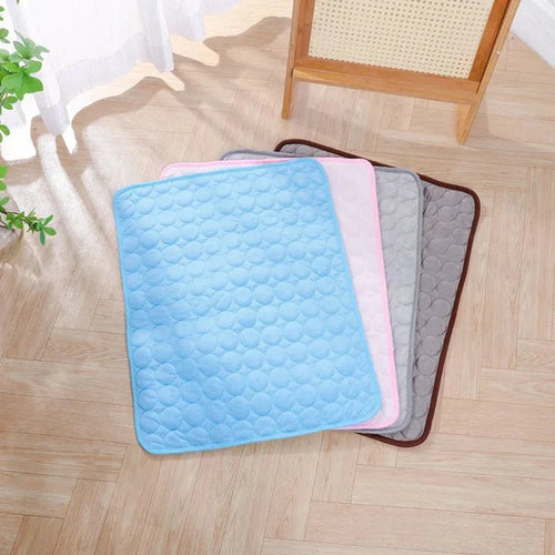 Summer Cooling Pet Mat Gel Ice Pad for Dogs Cats Breathable Soft Kennel Bed Non-Slip Hot Weather Cool Pad Pet Supplies | Bowlift